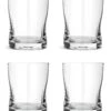 Habitat Clear Pinched Set Of 4 Tumbler Glasses -Trend Furniture 6609106 R Z001A