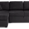 Habitat Reagan Left Corner Chaise Sofa Bed - Charcoal -Trend Furniture 6980038 R Z001A