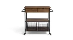 Habitat Metal And Wood Kitchen Trolley -Trend Furniture 7002324 R Z002A