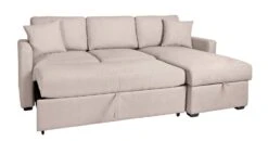 Habitat Reagan Right Corner Chaise Sofa Bed - Natural -Trend Furniture 7019757 R Z007A