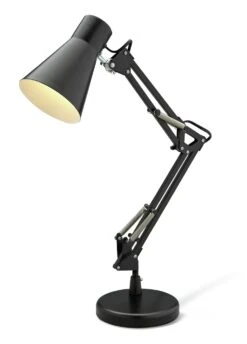 Habitat Swing Arm Desk Lamp - Matt Black -Trend Furniture 7073841 R Z006A
