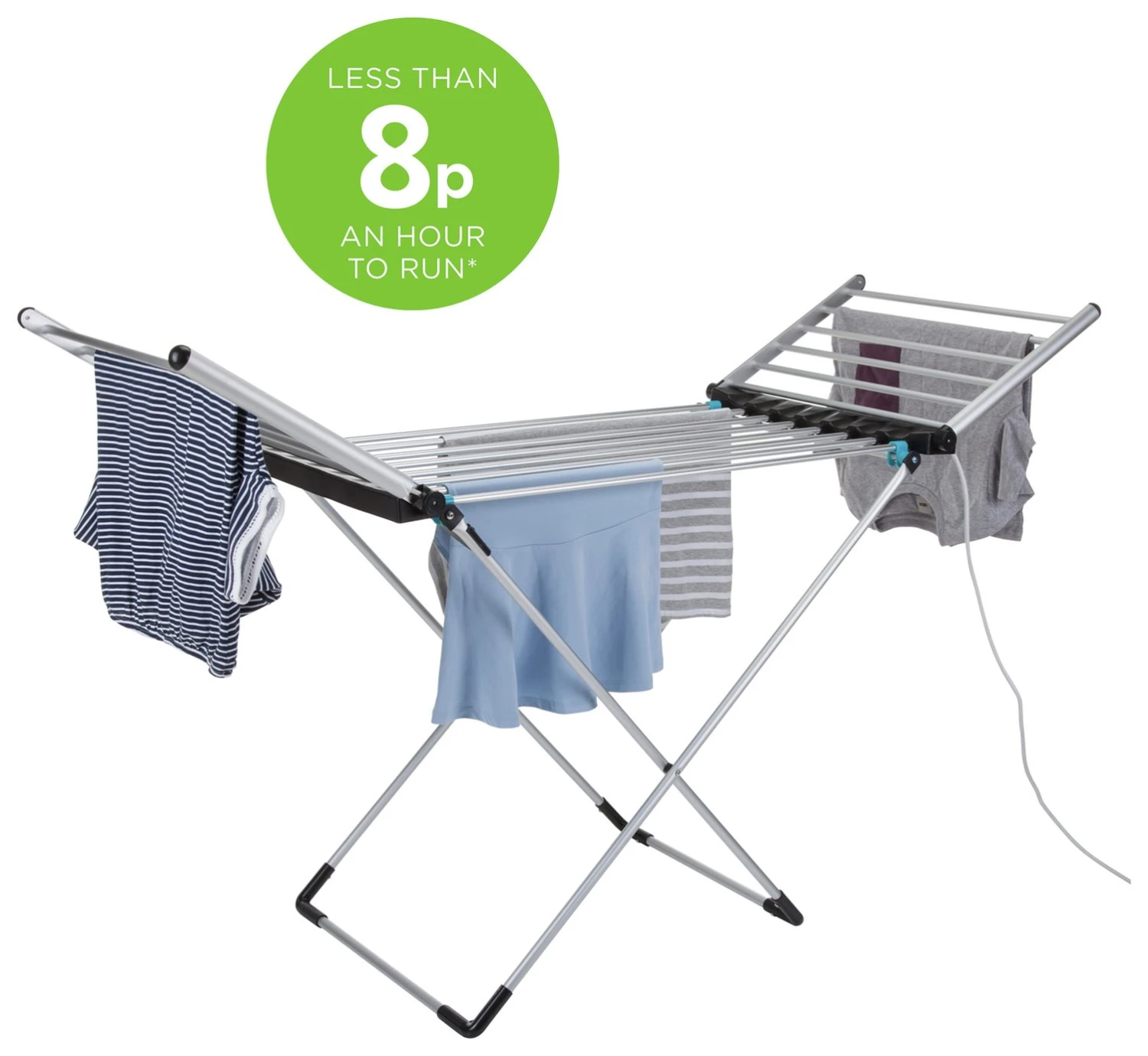 Minky Wing 12m Heated Clothes Airer With Cover 11 Minky Wing 12m Heated Clothes Airer With Cover - Image 9