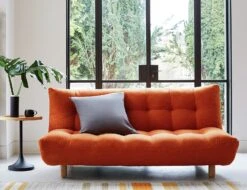 Habitat Kota Fabric Clic Clac Sofa Bed - Black And White -Trend Furniture 7097377 R Z001C