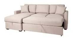 Habitat Reagan Left Corner Chaise Sofa Bed - Natural -Trend Furniture 7118847 R Z007A