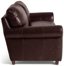 Habitat Salisbury Leather 4 Seater Sofa - Chocolate -Trend Furniture 7119279 R Z004A