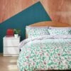 Habitat 180TC Floral Green & Pink Bedding Set - Single 2 Habitat 180TC Floral Green & Pink Bedding Set - Single -Trend Furniture 7161038 R Z001A