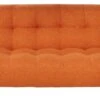 Habitat Kota 3 Seater Fabric Clic Clac Sofa Bed - Orange -Trend Furniture 7234192 R Z001A