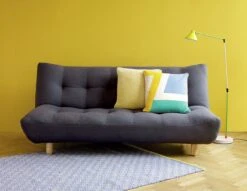 Habitat Kota 3 Seater Fabric Clic Clac Sofa Bed - Orange -Trend Furniture 7234192 R Z001C