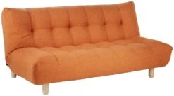 Habitat Kota 3 Seater Fabric Clic Clac Sofa Bed - Orange -Trend Furniture 7234192 R Z002A