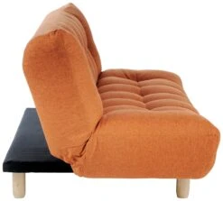 Habitat Kota 3 Seater Fabric Clic Clac Sofa Bed - Orange -Trend Furniture 7234192 R Z003A
