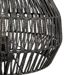 Habitat Global Rope Tripod Floor Lamp - Black -Trend Furniture 7485068 R Z003A