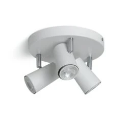 Habitat 3 Light Spotlight Plate - Matt White 11 Habitat 3 Light Spotlight Plate - Matt White -Trend Furniture 7653326 R Z002A