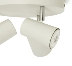 Habitat 3 Light Spotlight Plate - Matt White 12 Habitat 3 Light Spotlight Plate - Matt White -Trend Furniture 7653326 R Z003A