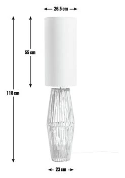 Habitat Global Rope Base Floor Lamp - Natural -Trend Furniture 7653591 R E001