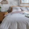 Habitat Retreat Striped Blush & White Bedding Set - Single -Trend Furniture 7697124 R Z001C