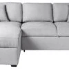 Habitat Reagan Left Corner Storage Sofa Bed - Grey -Trend Furniture 7842766 R Z001A