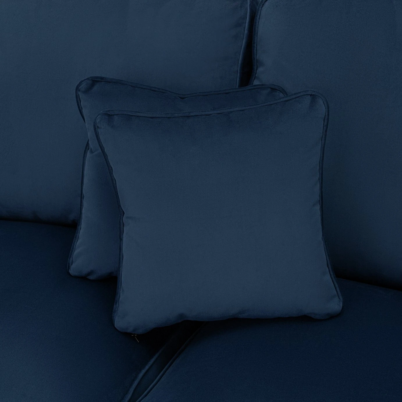 Habitat Matilda Velvet 2 Seater Sofa - Blue 9 Habitat Matilda Velvet 2 Seater Sofa - Blue - Image 7