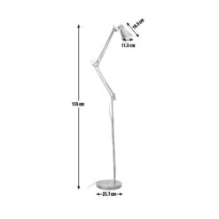 Habitat Swing Arm Floor Lamp - Matt Black 17 Habitat Swing Arm Floor Lamp - Matt Black -Trend Furniture 7929184 R Z001E