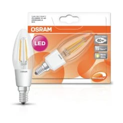 OSRAM Osran 4W SES Filament Candle Light Bulb - 2 Pack -Trend Furniture 7947908 R Z002A