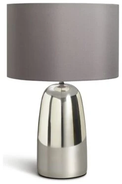 Habitat Largo Touch Table Lamp - Grey & Chrome 7 Habitat Largo Touch Table Lamp - Grey & Chrome -Trend Furniture 8031741 R Z001C