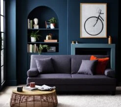 Habitat Chase Fabric Clic Clac Sofa Bed - Charcoal -Trend Furniture 8064268 R Z002C