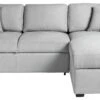Habitat Reagan Right Corner Sofa Bed - Grey -Trend Furniture 8178721 R Z001A