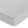 Habitat Pure Cotton 200TC Grey Deep Fitted Sheet - Single -Trend Furniture 8243089 R Z001A