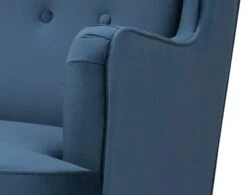 Habitat Callie Velvet Wingback Chair - Petrol Blue 10 Habitat Callie Velvet Wingback Chair - Petrol Blue -Trend Furniture 8255912 R Z006A