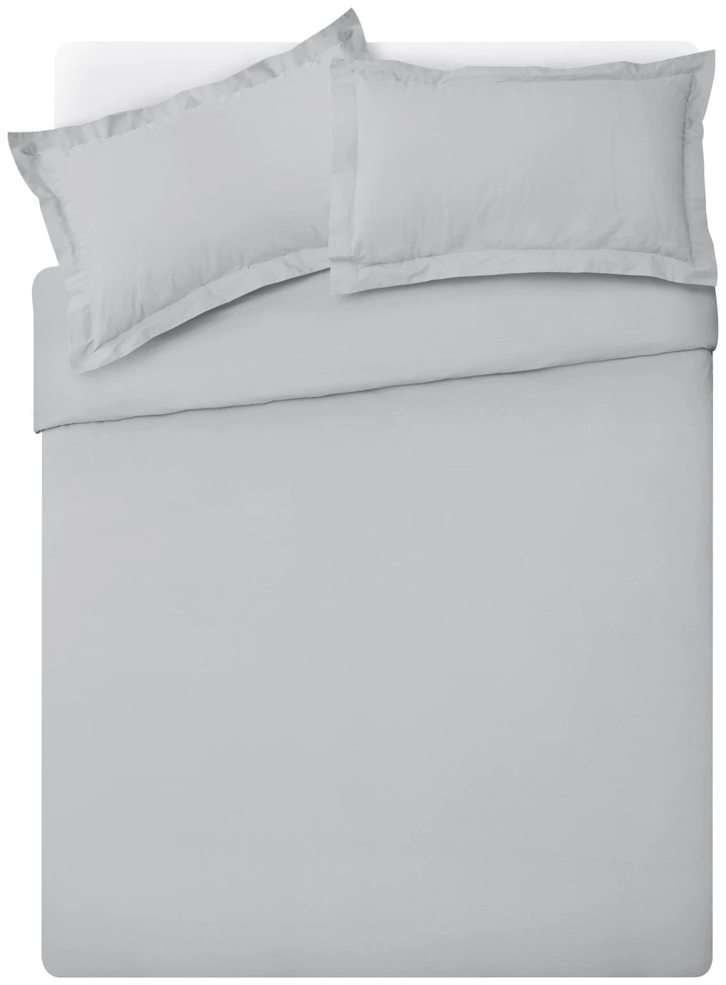 Habitat Egyptian Cotton 400TC Grey Bedding Set - Single 6 Habitat Egyptian Cotton 400TC Grey Bedding Set - Single - Image 4
