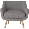 Habitat Nellie Fabric Accent Chair - Grey 1 Habitat Nellie Fabric Accent Chair - Grey -Trend Furniture 8346278 R Z001A