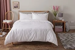 Habitat Pure Cotton 200TC White Bedding Set - Double 9 Habitat Pure Cotton 200TC White Bedding Set - Double -Trend Furniture 8376994 R Z001C