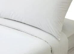 Habitat Pure Cotton 200TC White Bedding Set - Double 11 Habitat Pure Cotton 200TC White Bedding Set - Double -Trend Furniture 8376994 R Z003A