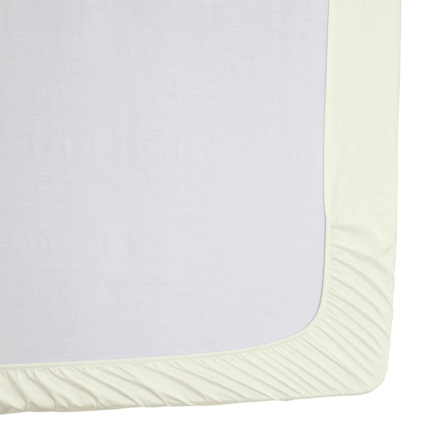 Habitat Egyptian Cotton 400TC Cream Fitted Sheet - Single 4 Habitat Egyptian Cotton 400TC Cream Fitted Sheet - Single - Image 3