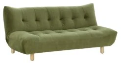 Habitat Kota 3 Seater Velvet Clic Clac Sofa Bed - Green 11 Habitat Kota 3 Seater Velvet Clic Clac Sofa Bed - Green -Trend Furniture 8489496 R Z002A