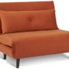 Habitat Roma Small Double Velvet Chairbed - Orange 1 Habitat Roma Small Double Velvet Chairbed - Orange -Trend Furniture 8534781 R Z001A