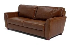 Habitat Milford Leather 4 Seater Sofa - Tan -Trend Furniture 8591250 R Z002A