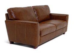 Habitat Milford Leather 4 Seater Sofa - Tan -Trend Furniture 8591250 R Z004A