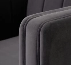 Habitat Vanessa Velvet Armchair - Grey 12 Habitat Vanessa Velvet Armchair - Grey -Trend Furniture 8595809 R Z005A