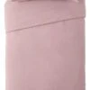 Habitat Cotton Rich Plain Blush Pink Bedding Set - Single -Trend Furniture 8672784 R Z001A
