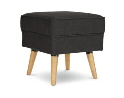 Habitat Callie Fabric Footstool - Charcoal -Trend Furniture 8729723 R Z002A