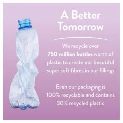 Slumberdown Full And Bouncy 10.5 Tog Duvet - Single -Trend Furniture 8800927 R Z009A