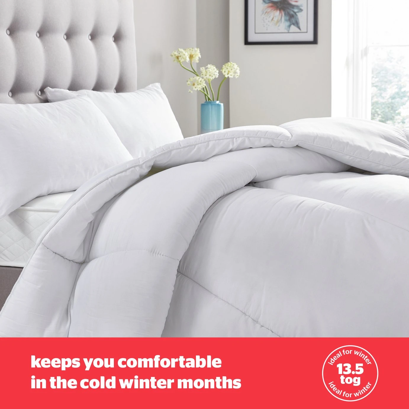 Silentnight Bounceback 13.5 Tog Duvet - Single 7 Silentnight Bounceback 13.5 Tog Duvet - Single - Image 5