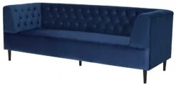 Habitat Blake Velvet 3 Seater Sofa - Navy Blue -Trend Furniture 8802743 R Z002A