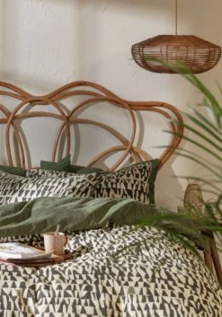 Habitat Asri Rattan Headboard - Double -Trend Furniture 8837598 R Z019A