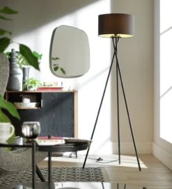 Habitat Matt Tripod Floor Lamp - Black -Trend Furniture 8838298 R Z002C