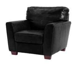 Habitat Milford Leather Chair - Black 10 Habitat Milford Leather Chair - Black -Trend Furniture 8841773 R Z002A
