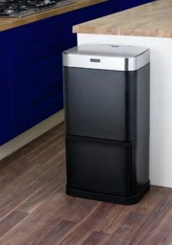 Tower 70 Litre Recycling Sensor Bin - Black 12 Tower 70 Litre Recycling Sensor Bin - Black -Trend Furniture 8846819 R Z006A