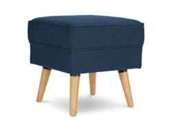 Habitat Callie Velvet Footstool - Petrol Blue -Trend Furniture 8864475 R Z002A