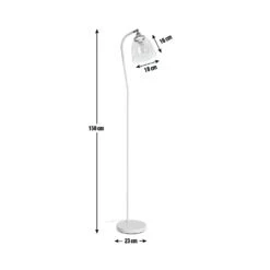 Habitat Country Hideaway Floor Lamp - Cream -Trend Furniture 8865058 R Z001E