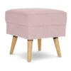 Habitat Callie Fabric Footstool - Blush Pink -Trend Furniture 8865773 R Z001A